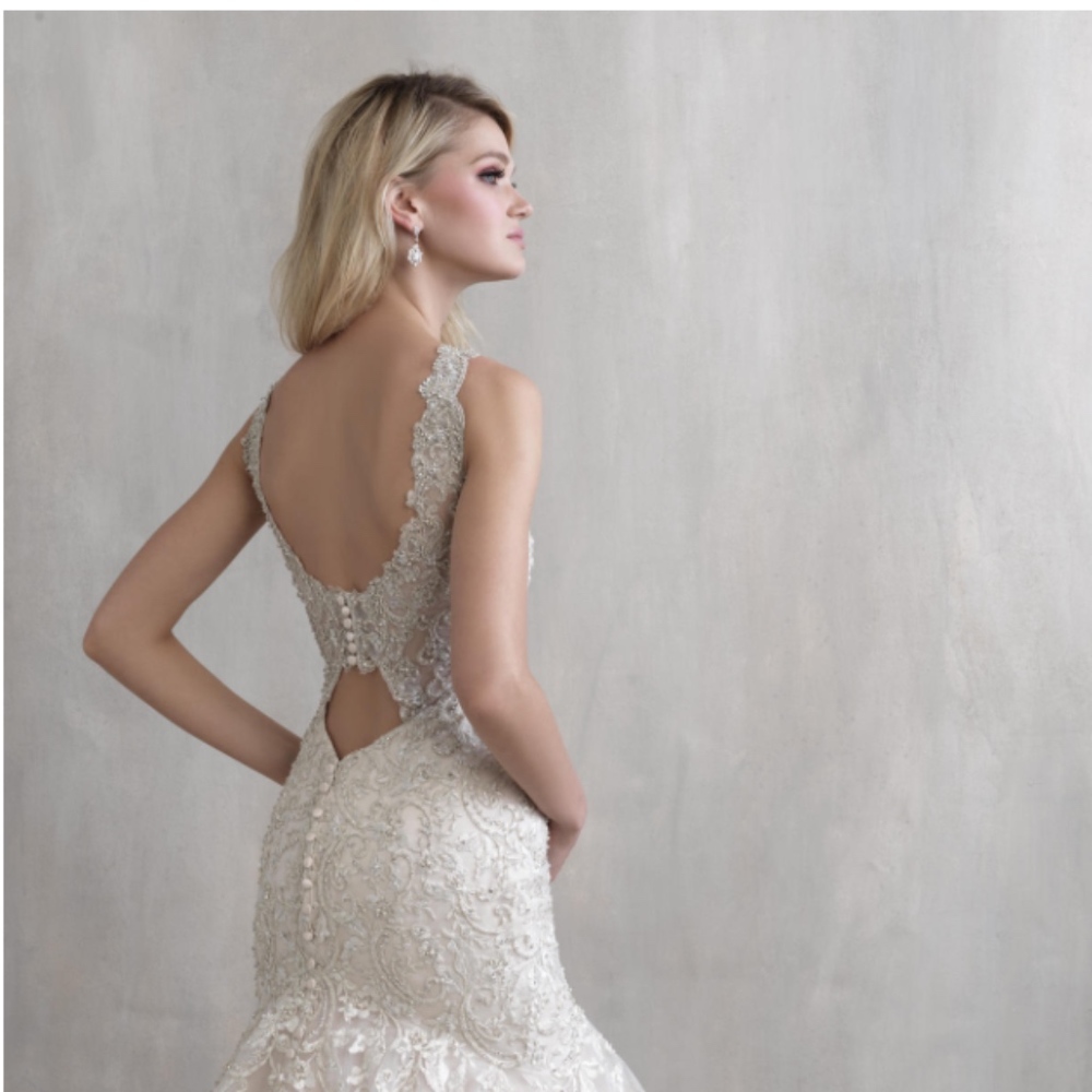 Madison James by Allure Beaded Wedding Gown MJ207 - Picture 4 of 7